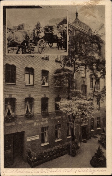 Ak Berlin Mitte, meisjeshuis, vluchtelingenhuis, Tieckstraße 17