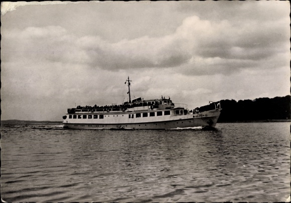 Ak MS Seebad Ahlbeck, Witte Vloot Stralsund