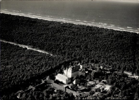 Postcard Ostseebad Zinnowitz on Usedom, Baltic Sea resort on Usedom