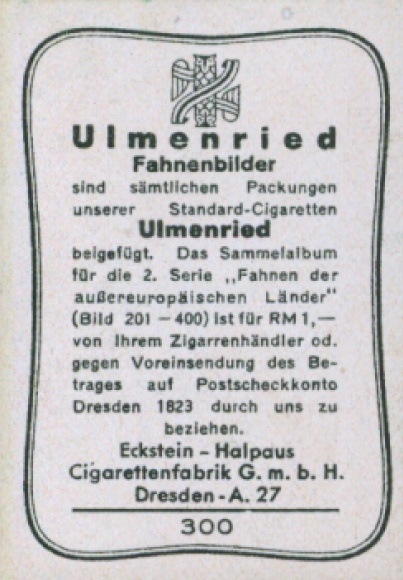 Collection picture Ulmenried flag picture No. 300, Mexico, war flag