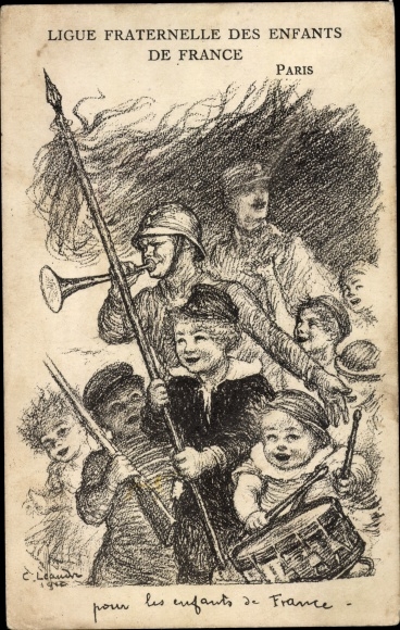 Artysta KP Ligue Fraternelle des Enfants de France, Dzieci Francji