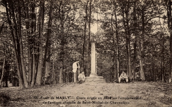 Ak Marly le Roi Yvelines, l'antique chapelle de Saint-Michel-de-Chevaudeau
