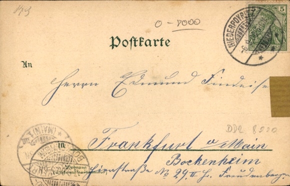 Chromo-Litho Dresden Niederpoyritz, general view, steamer