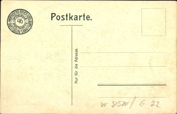 Postcard Nuremberg in Middle Franconia Bavaria, Bavarian Jubilee State Exhibition 1906, Machine Hall