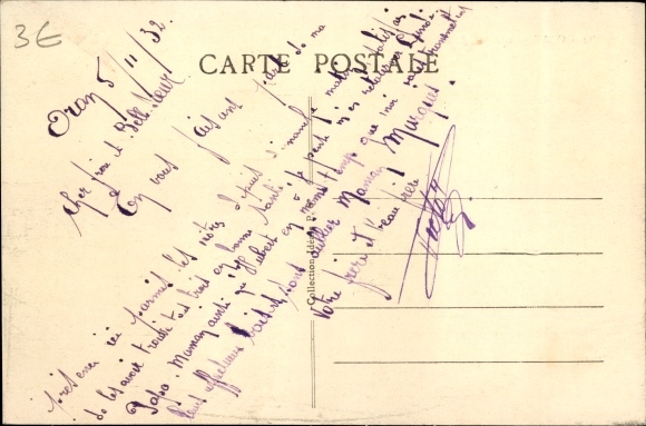 Ak Oran Algerije, La Gare P.-L.-M.