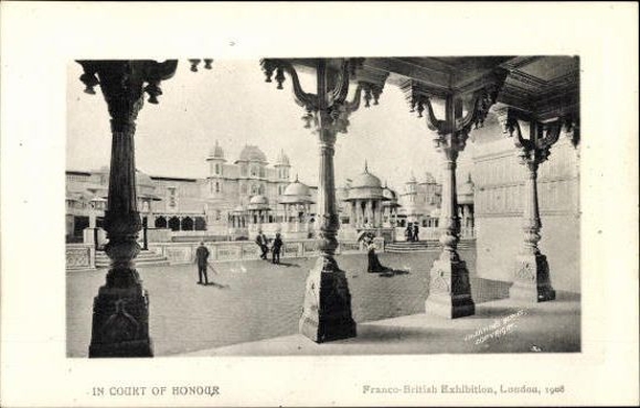 Set von 68 Ansichtskarten, London, Französisch - Britische Ausstellung 1908