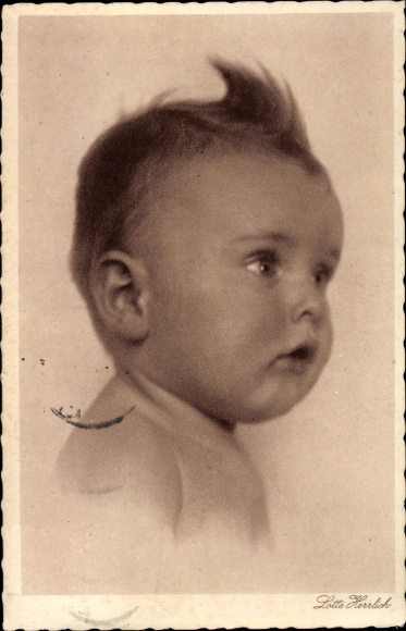 Ansichtkaart Herrlich, Lotte, kinderhoofdjes 24. Collectie Serie 51, kinderportret