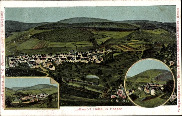 PC Helsa in Hesse, general view