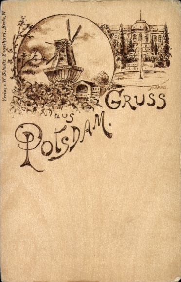 litho Potsdam, Windmolen, Kasteel