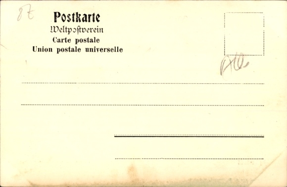 Postcard Grünstadt in der Pfalz, Untere Bahnhofstraße