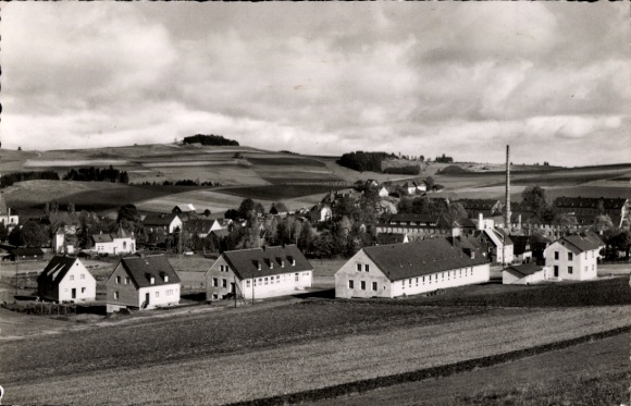Postcard Geroldsgrün in the Franconian Forest Upper Franconia, Panorama