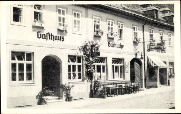 Ak Leutenberg in Thüringen, Gaststätte zur Garküche