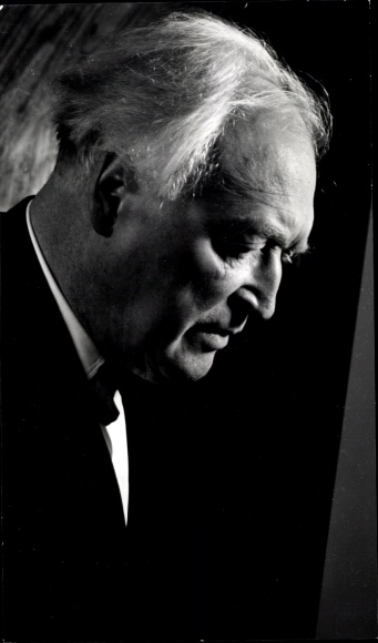 Postcard actor Werner Kraup, portrait