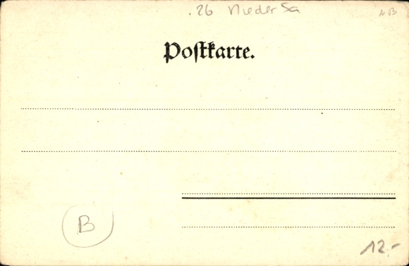 Postcard Esens in Lower Saxony, District Court