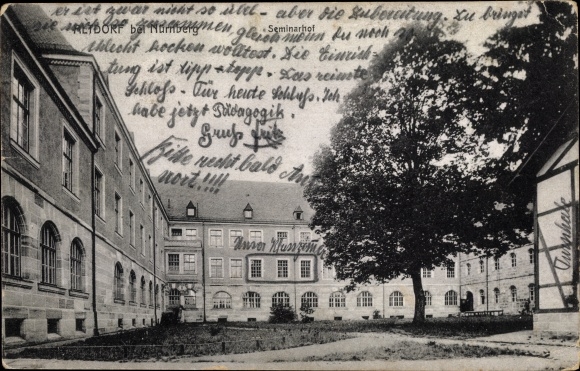 Ansichtkaart Altdorf bij Neurenberg in Midden-Franken, Seminarhof