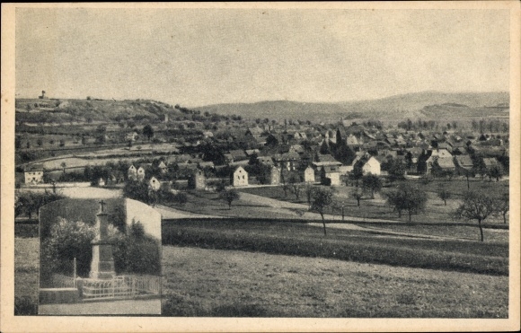 KP Thür w Nadrenii-Palatynacie, panorama miejsca, pomnik, widok ogólny