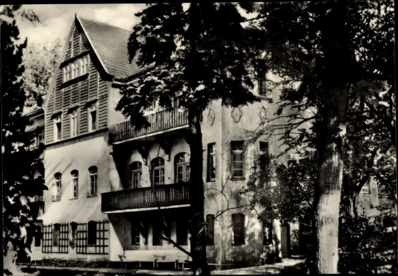 Ak Wilischthal im Erzgebirge Sachsen, Erholungsheim Ernst Schneller, Außenansicht