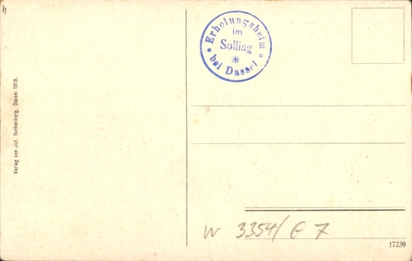 Postcard Dassel am Solling, rest home, dormitories, outbuildings