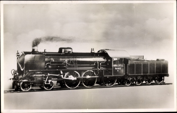 Postcard Swedish locomotive No. 963