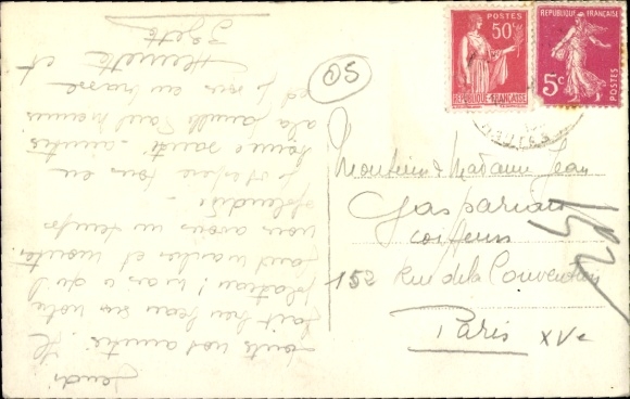 CPA Ceillac Hautes Alpes, Clocher