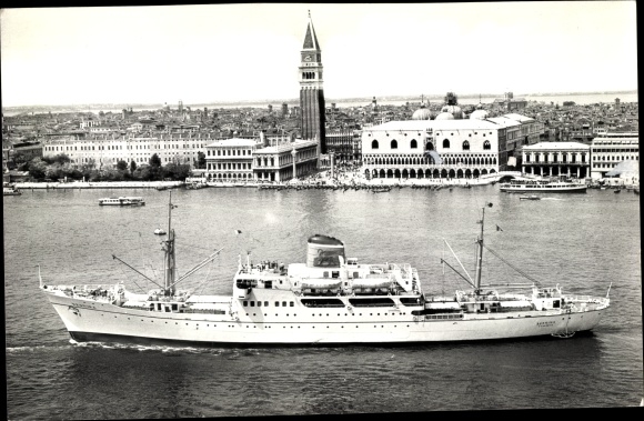Ak Stilfs Stelvio Südtirol Italien, Adriatica, Société de Navigation, Venise, Paquebot