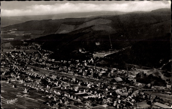 PC Herdorf im Siegerland, aerial view