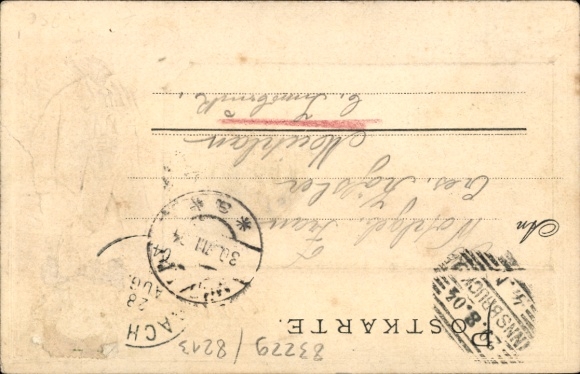 Embossed Postcard Sachrang Aschau im Chiemgau Upper Bavaria, general view