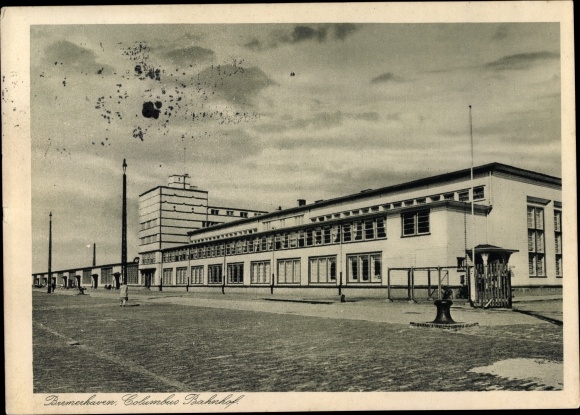 Ak Bremerhaven, Columbus Bahnhof