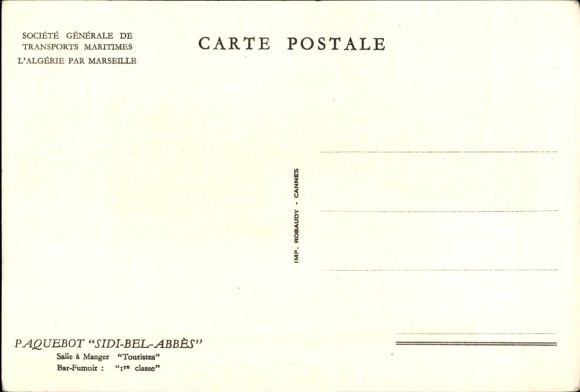 Ak-stoomboot Sidi-Bel-Abbes, Société Générale des Transports Maritimes, SGTM