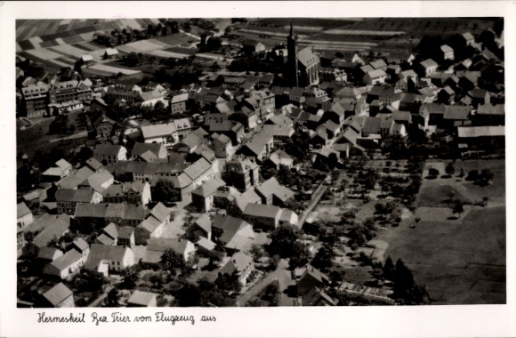 Postcard Schwenningen am Neckar, aerial photograph