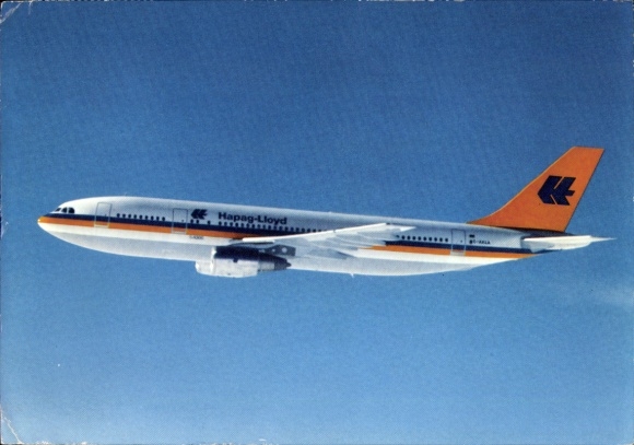 Postcard passenger aircraft of Hapag Lloyd, Airbus A 300 B 4