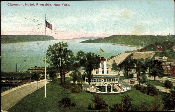 Ak New York City VS, Claremont Hotel, Riverside