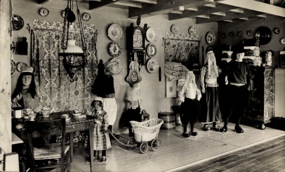 Ak Enkhuizen Nordholland Niederlande, Zuiderzeemuseum, Interieur Marken