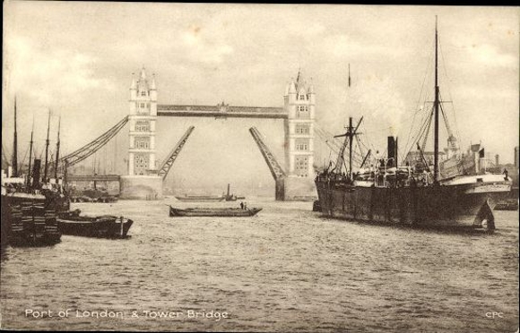 10 alte AK London City, verschiedene Ansichten