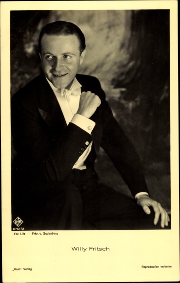 Ak Schauspieler Willy Fritsch, Portrait