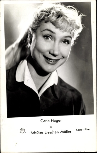 Postcard actress Carla Hagen in Sagittarius Lieschen