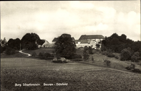 KP Beuren Leinefelde w Eichsfeld Turyngia, zamek Scharfenstein