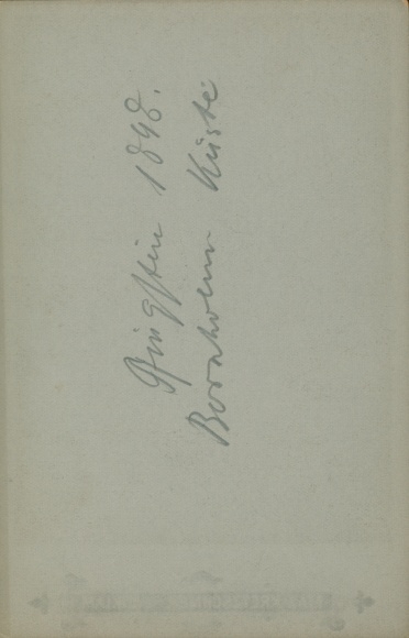 Cabinet photo Bornholm Denmark, lot on the coast, men, 1896