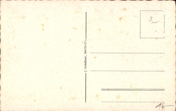 Postcard Berlin Treptow Adlershof, Birkenallee