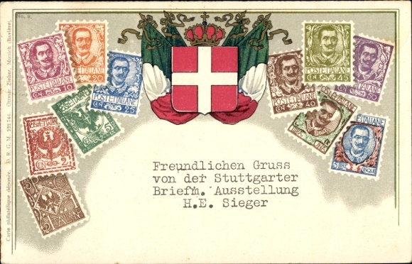 Stamps PC Stuttgart Stamp Exhibition, Coat of Arms