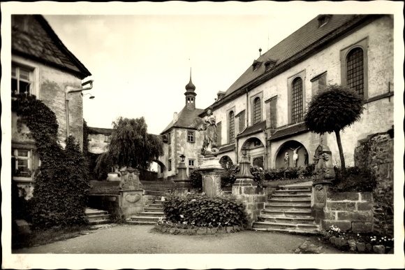 KP Marienweiher Marktleugast w Lesie Frankońskim w Bawarii, wejście do kościoła pielgrzymkowego