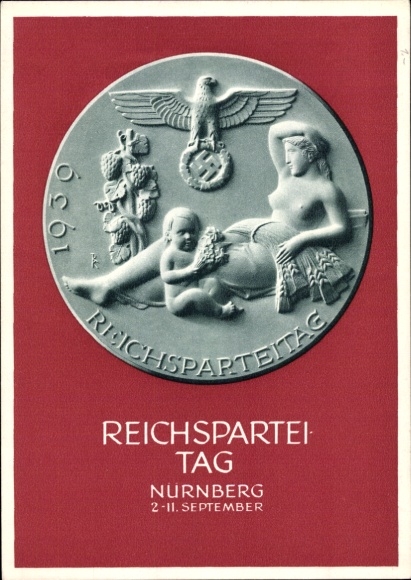 Ganzsachen Ak Nürnberg, Reichsparteitag 1939, Reichsparteitag des Friedens