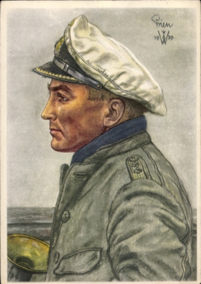 Artysta KP Willrich, Wolfgang, komandor porucznik Günther Prien, odznaczony Krzyżem Kawalerskim, VDA 1940