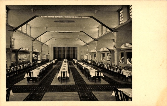 Postcard Holthausen Düsseldorf, GeSoLei Hall of the Persilwerke, exhibition