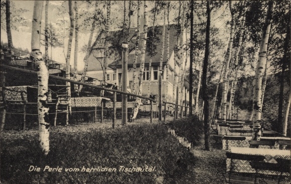Postcard Zschopau in the Ore Mountains of Saxony, Sporthotel Finkenburg in the Tischautal