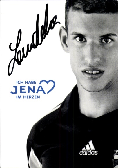 Autogrammkarte Fußballer Josip Landeka, FC Carl Zeiss Jena, Autogramm
