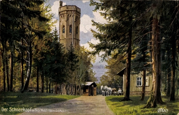 Artist PC The Schneekopf, observation tower