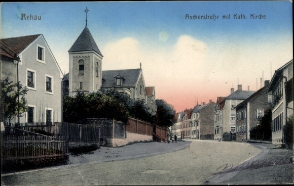 KP Rehau w Fichtelgebirge Górnej Frankonii, Ascherstrasse, Kościół katolicki