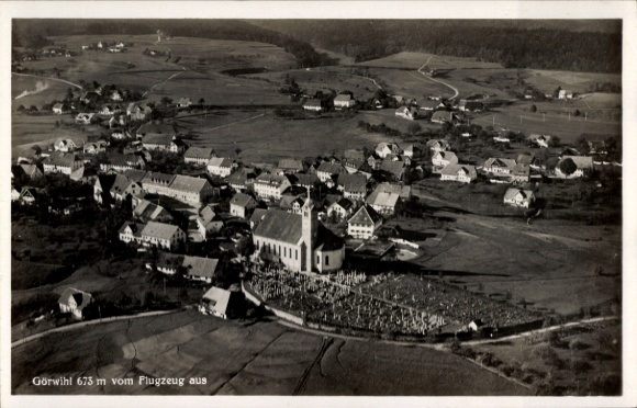 Foto Görwihl Baden Württemberg, Fliegeraufnahme