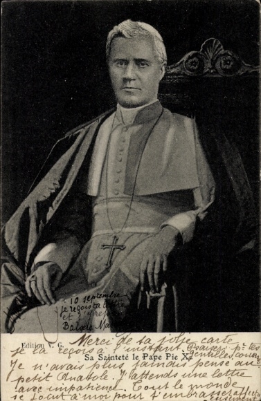 PC Pope Pius X, portrait